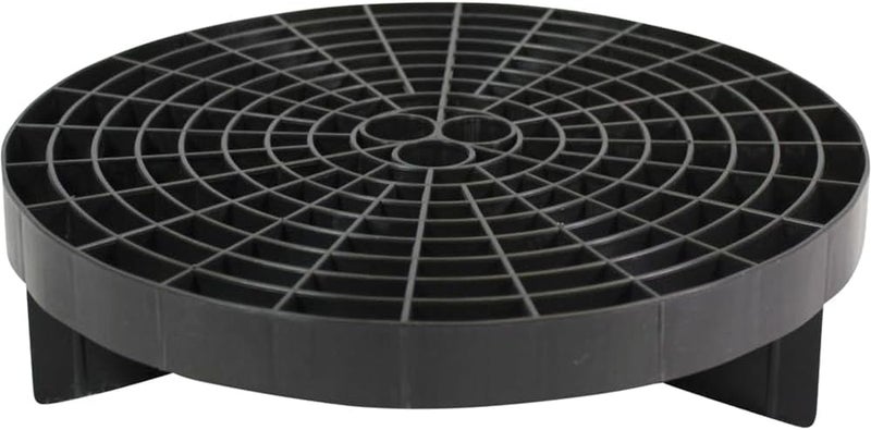 HITECH Bucket Grate Guard Insert for Car Wash Buckets – Traps Dirt & Debris to Prevent Swirls – Durable Plastic Fits 5 Gallon Buckets – 10.4"x2.5" - Image 1